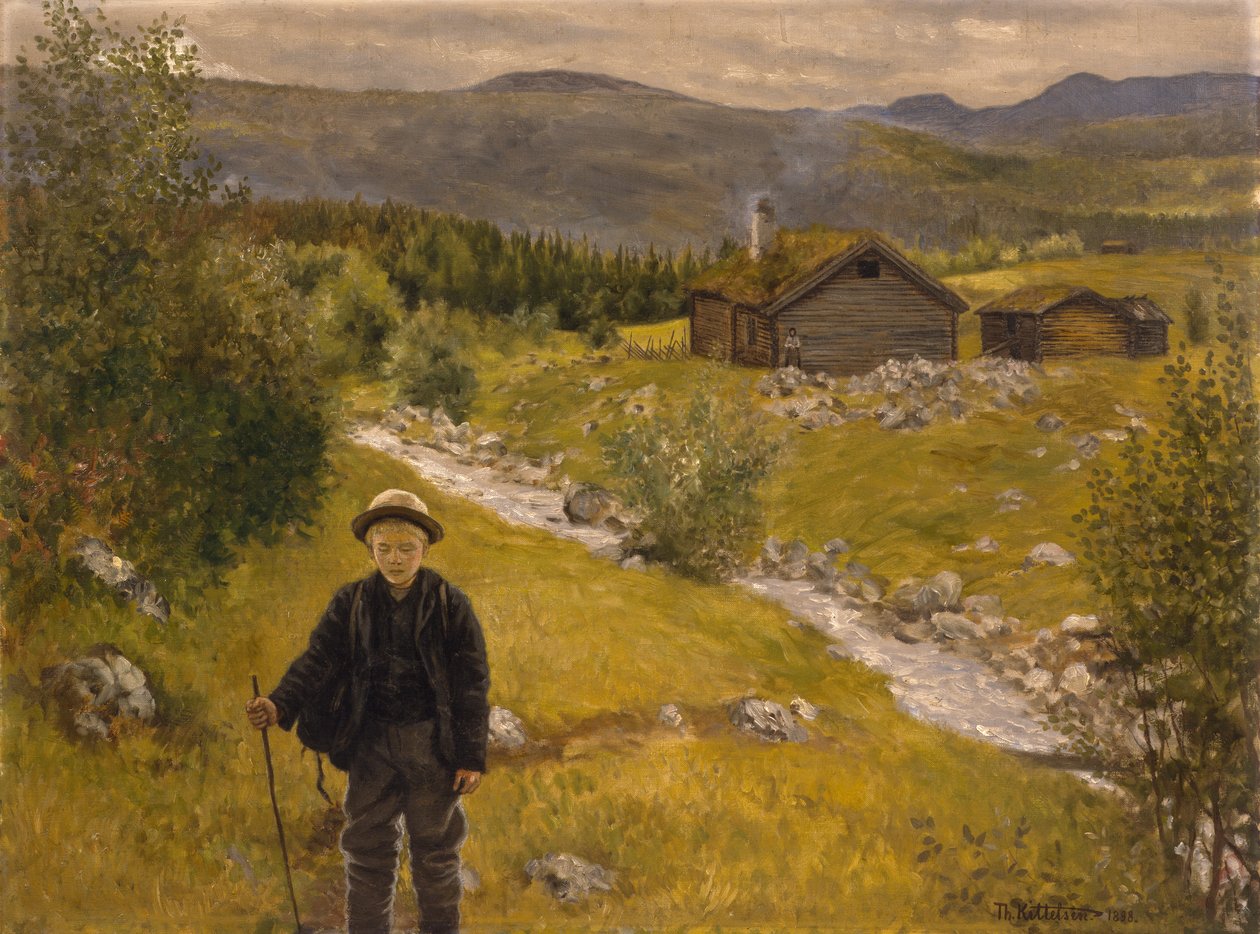 Farvel mor av Theodor Kittelsen