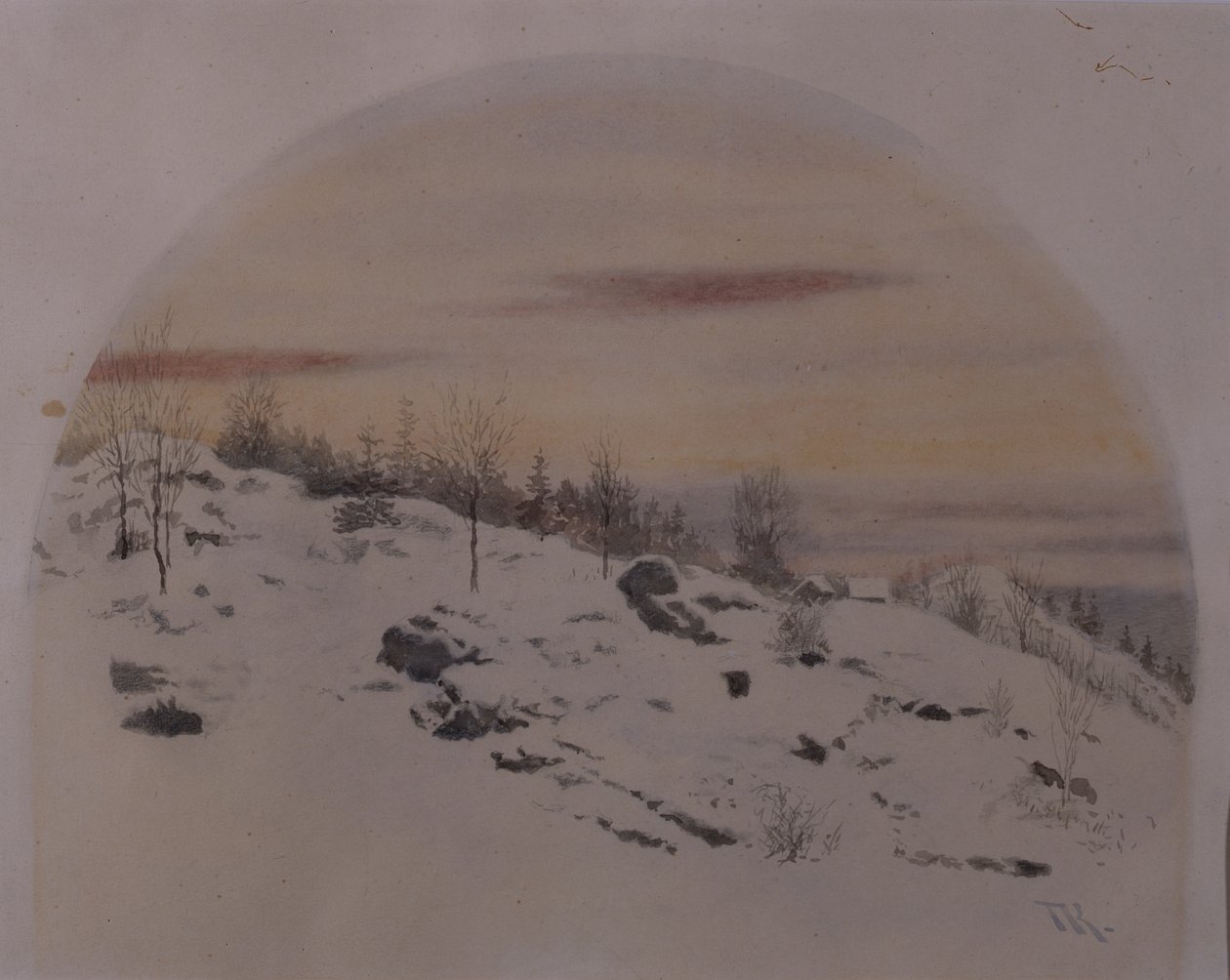 februar av Theodor Kittelsen