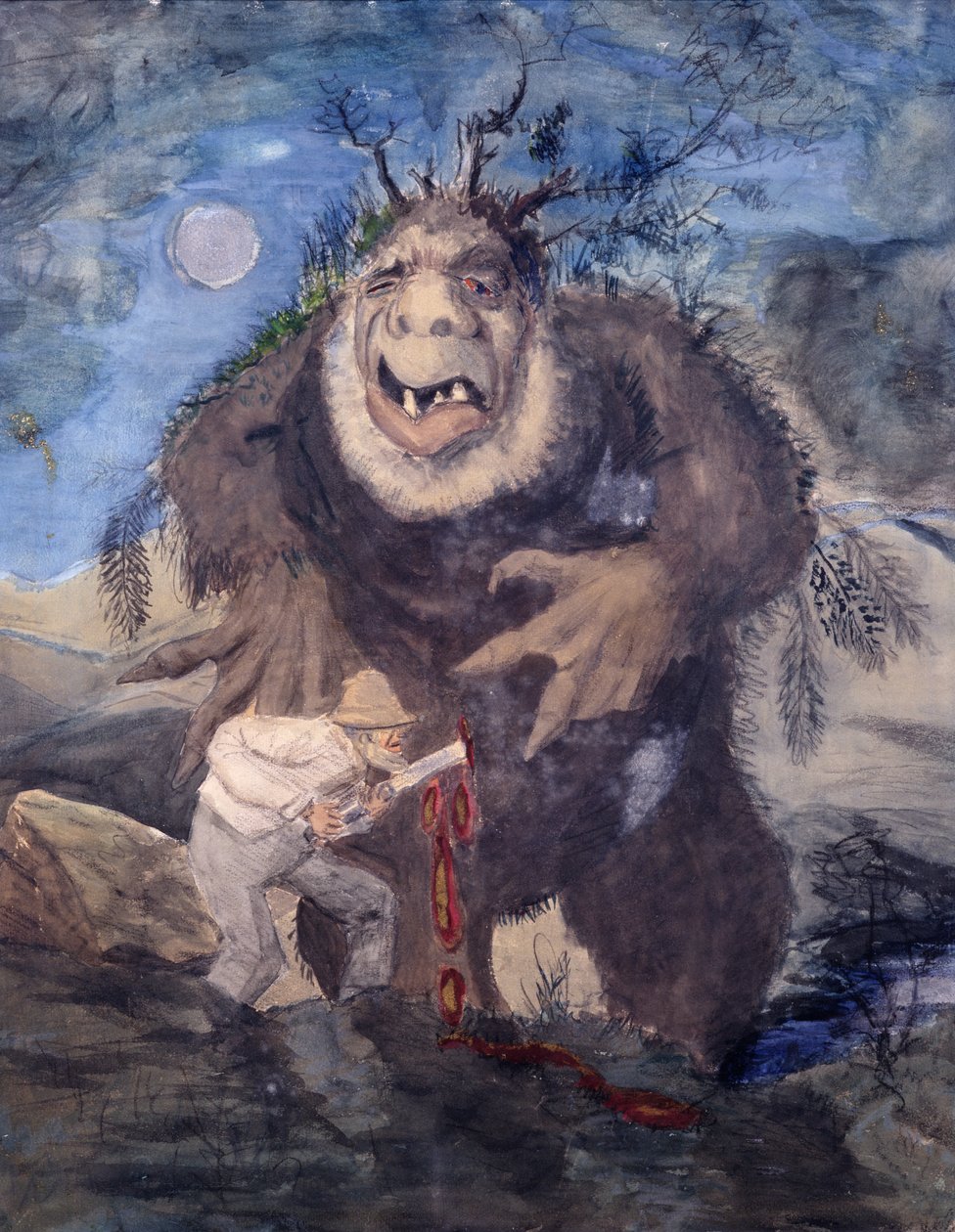 Skogtroll av Theodor Kittelsen