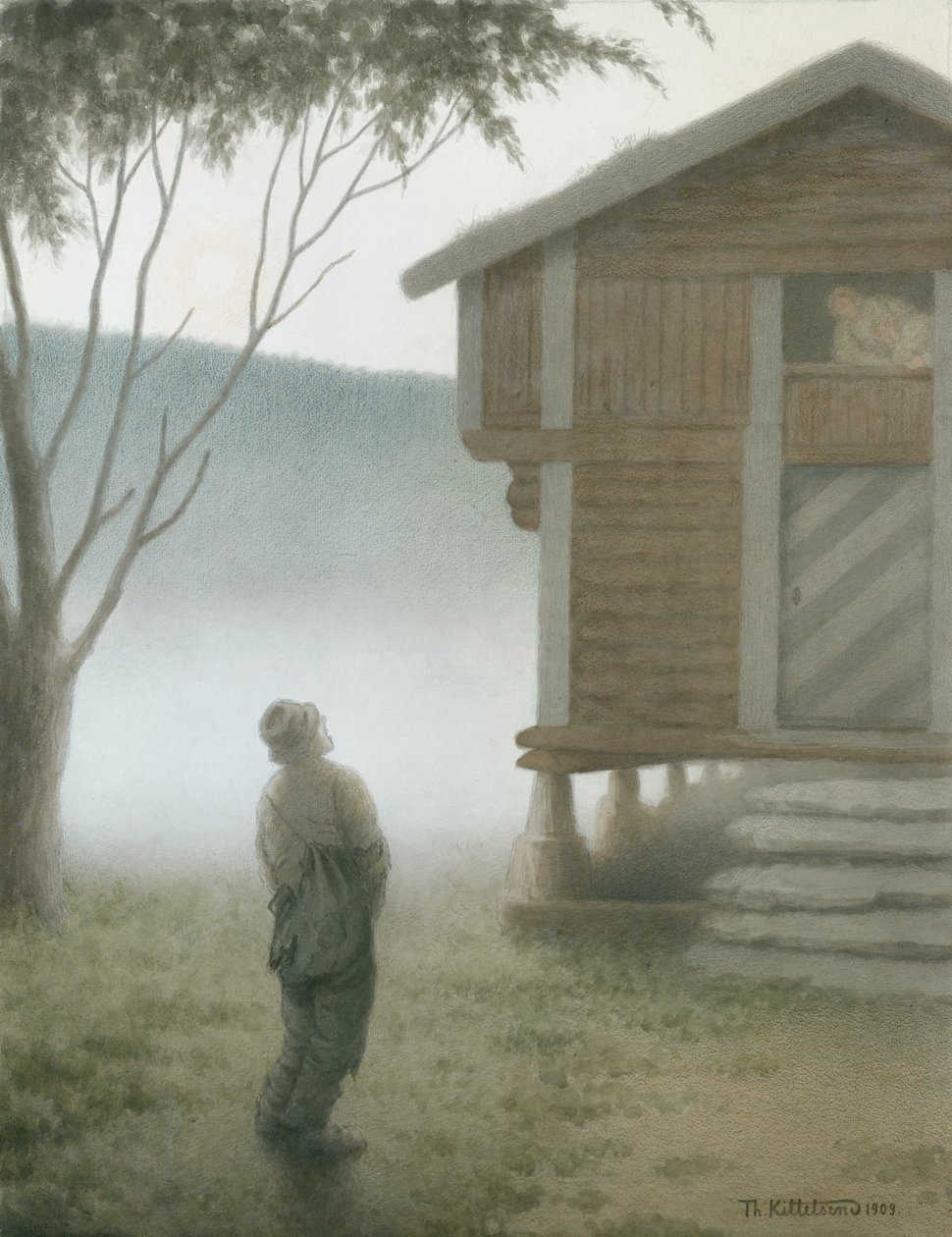 Jenter, åpne døren av Theodor Kittelsen