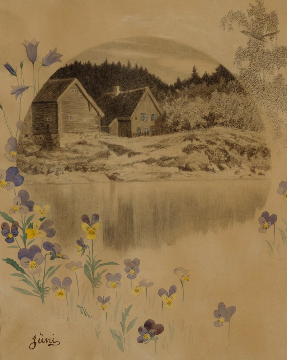juni av Theodor Kittelsen