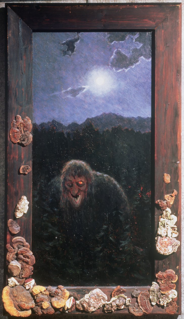 Vårt hustroll (olje på lerret) av Theodor Kittelsen