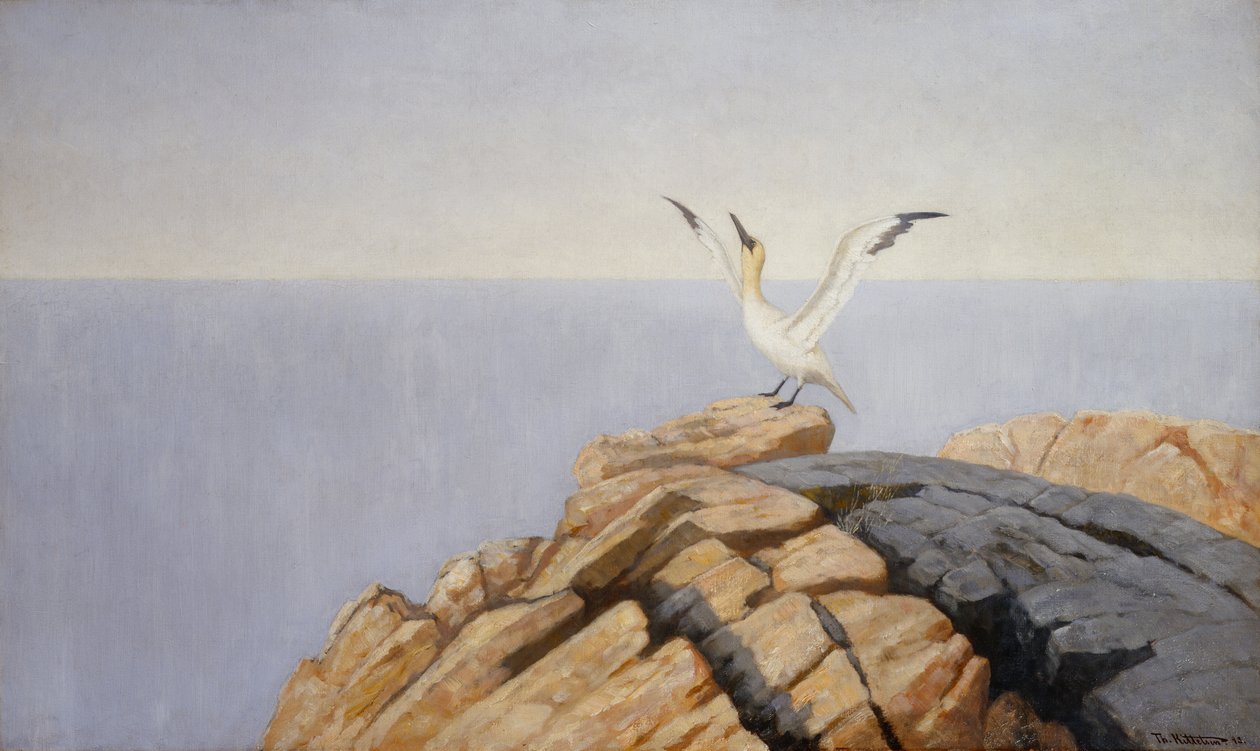 Sjøsol av Theodor Kittelsen