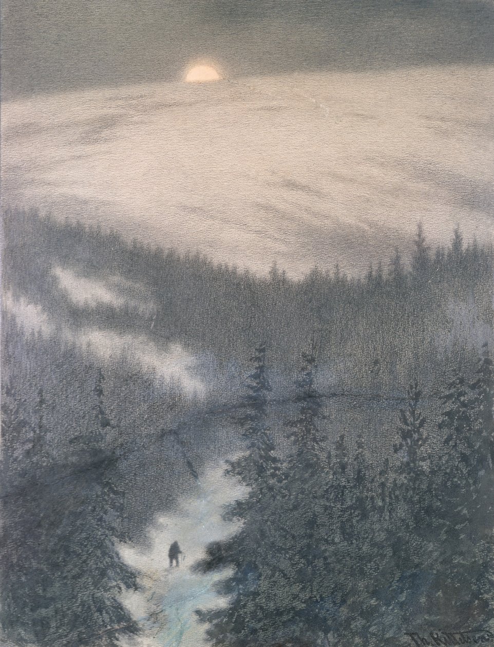 Småbruker av Theodor Kittelsen
