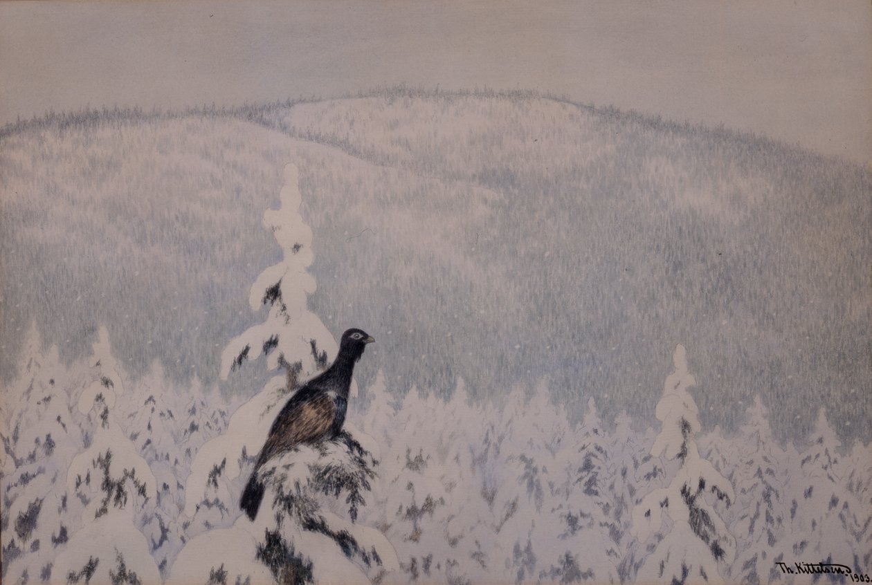 Snøer og snør av Theodor Kittelsen