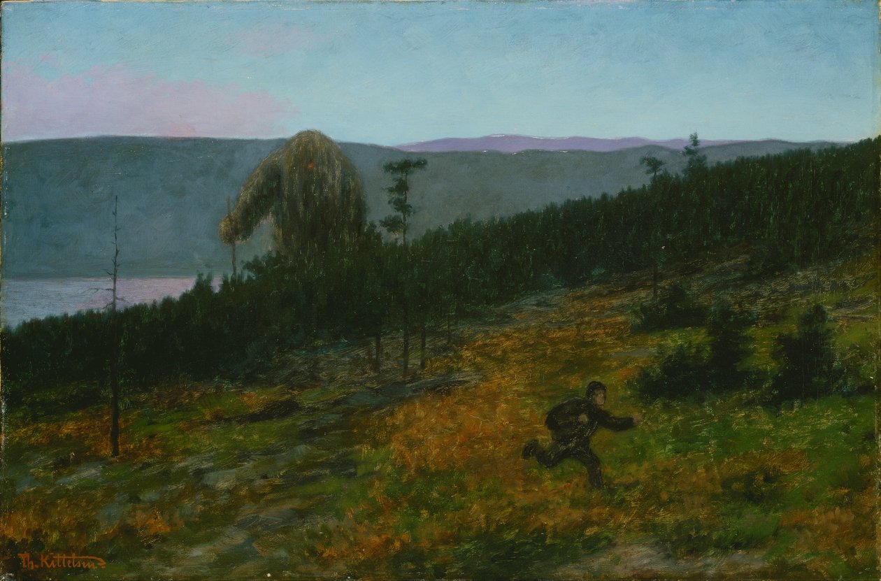 Askegutten og trollet av Theodor Kittelsen