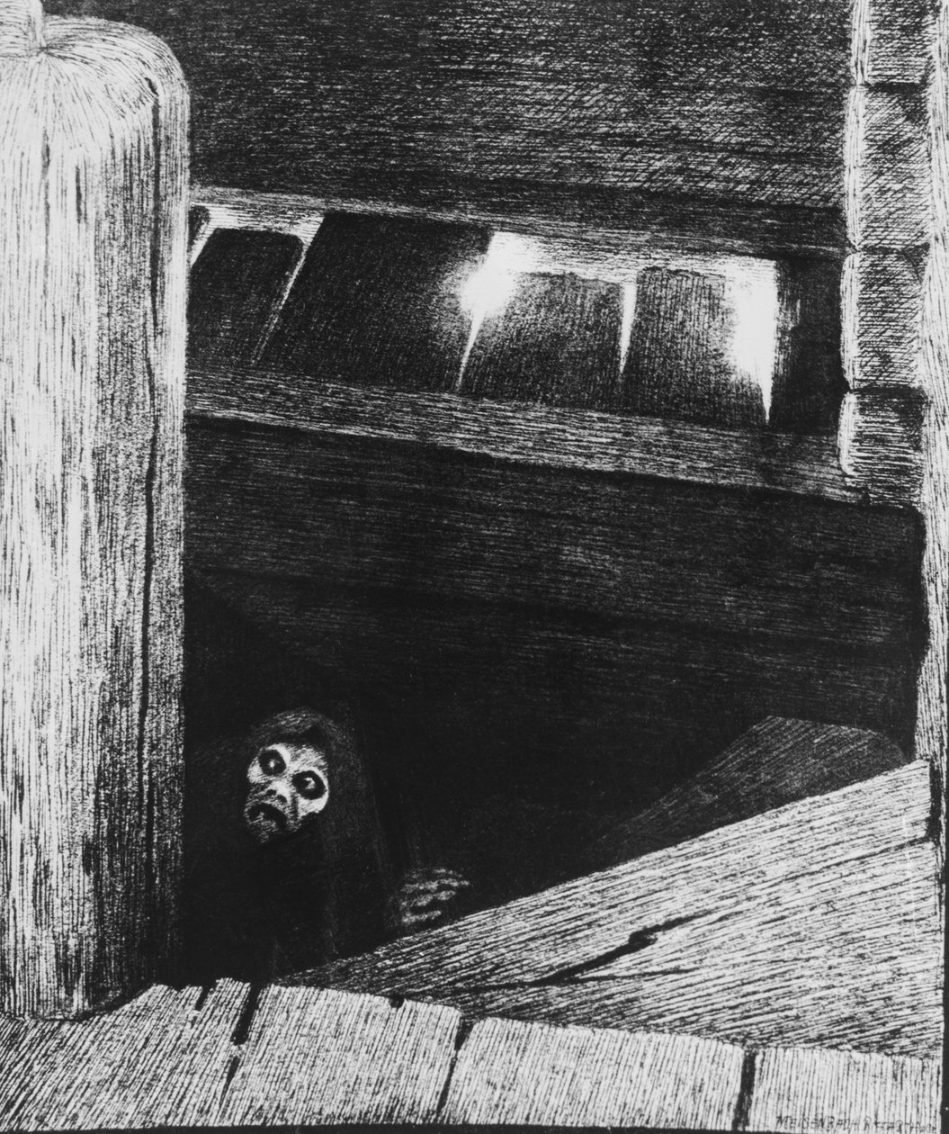 Svartedauden av Theodor Kittelsen