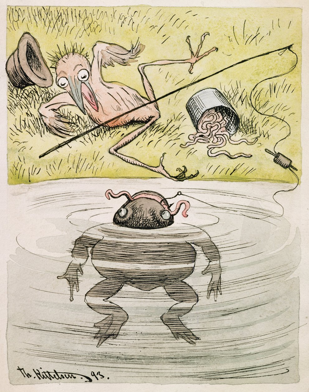 Himmelen skal være mitt vitne om at jeg ikke visste at du var den som bet kroken min av Theodor Kittelsen