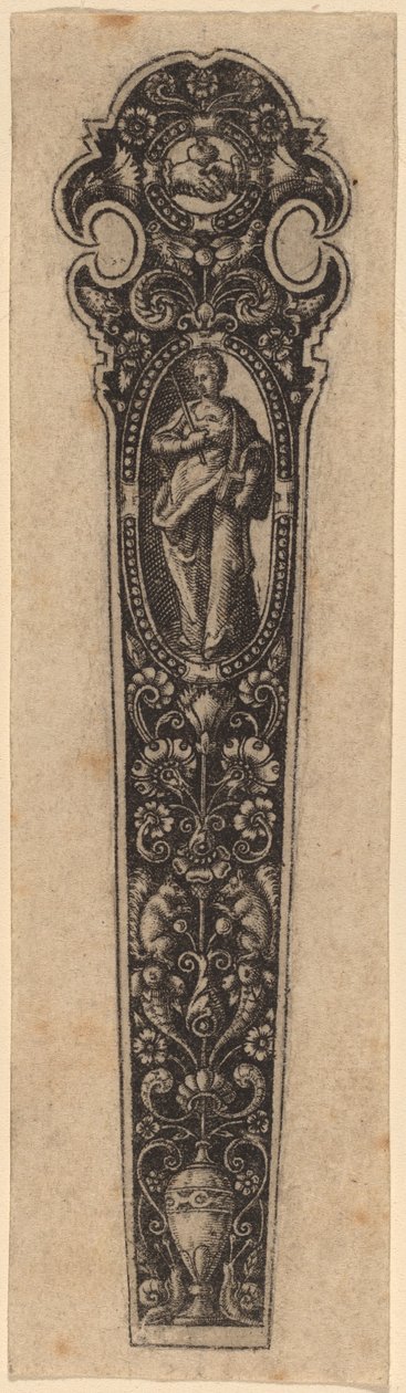 Ornament for knivskaft av Theodor de Bry