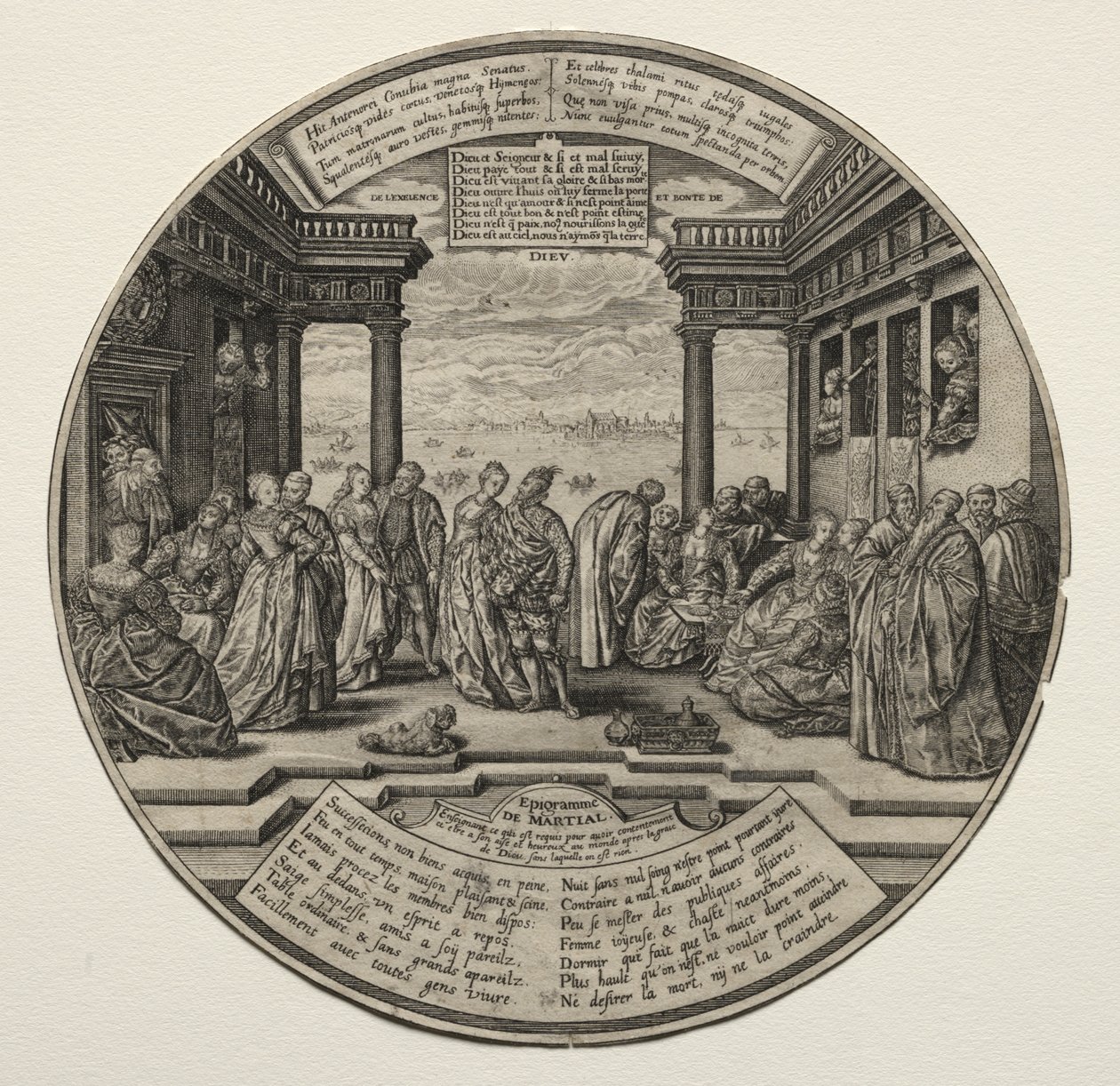 Den venetianske ballen av Theodor de Bry