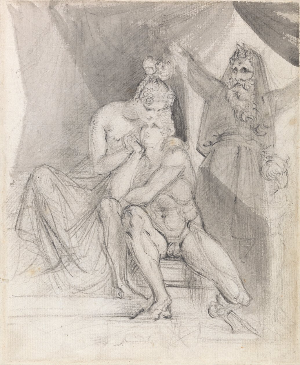 Prospero ser på Ferdinand og Miranda av Theodor von Holst