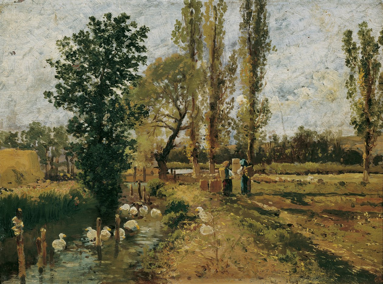 bekkelandskap av Theodor von Hormann