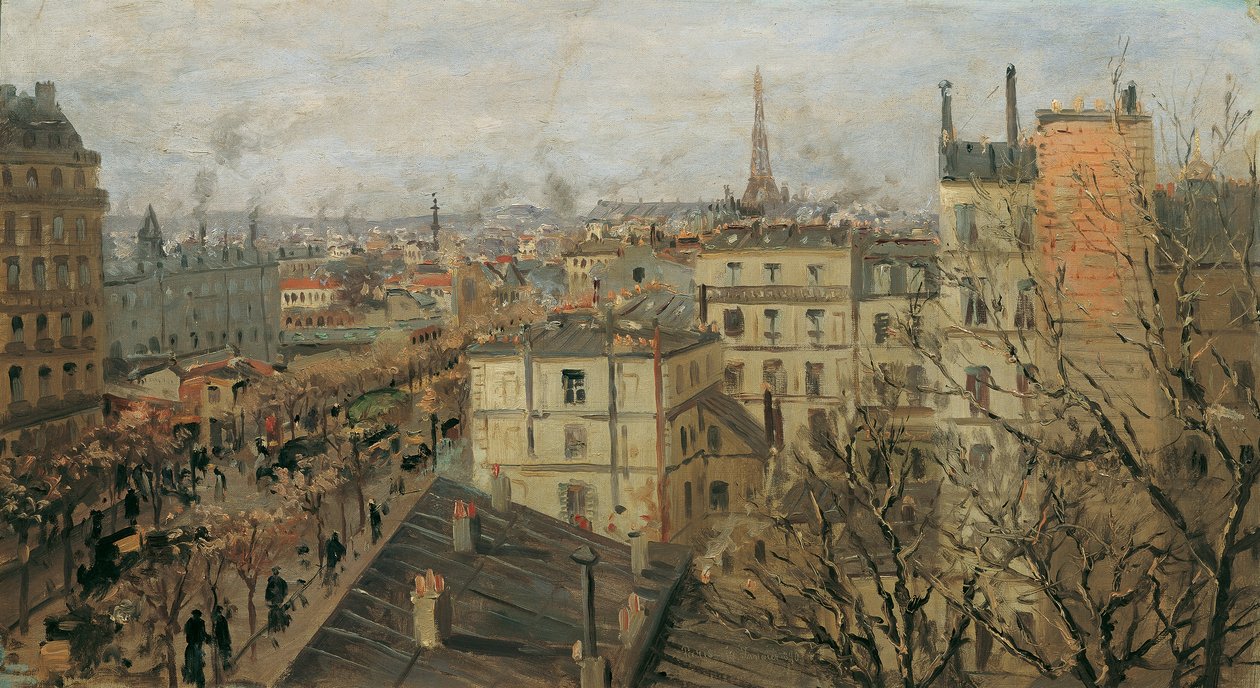 Utsikt over Paris av Theodor von Hormann