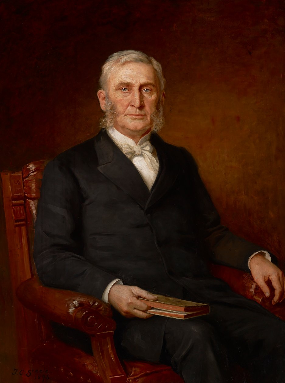 Portrett av pastor Nathaniel A. Hyde av Theodore Clement Steele