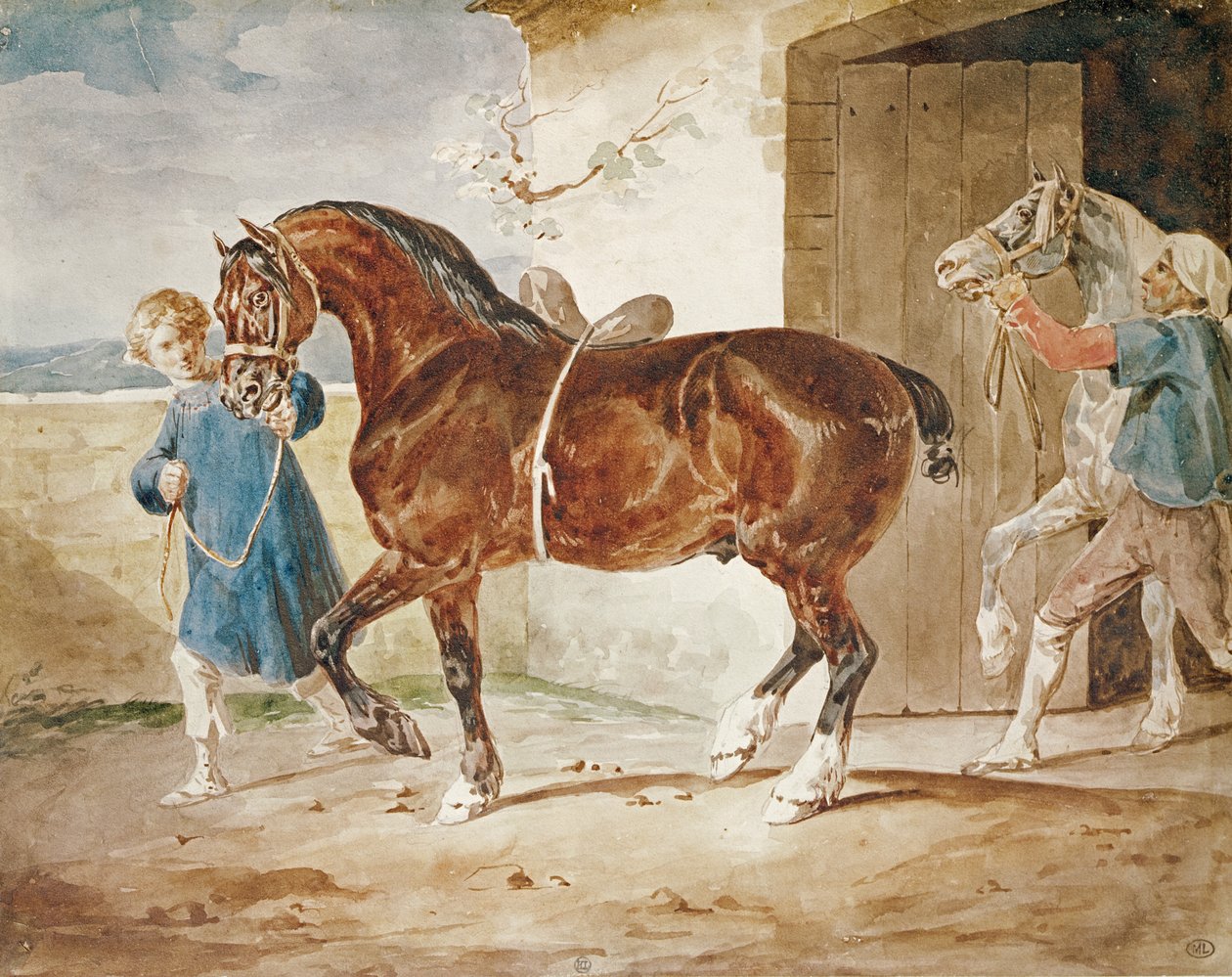 Forlater stallen av Theodore Gericault