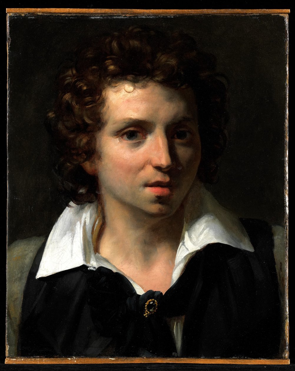 Portrett av en ung mann, ca. 1818 av Theodore Gericault