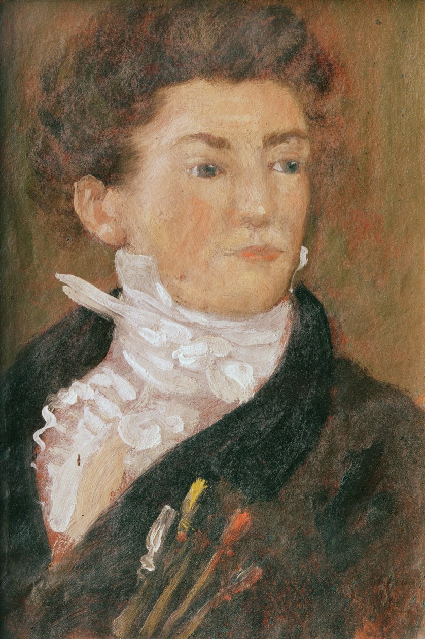 Selvportrett med pensler i en alder av 18 år av Theodore Gericault