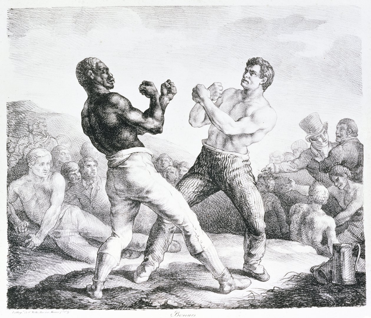 Bokserne, 1818 av Theodore Gericault