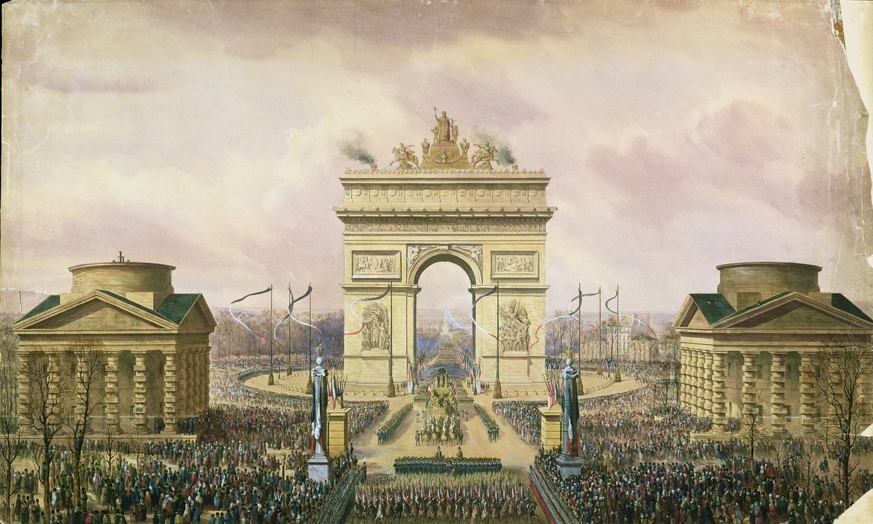Return of the Ashes of the Emperor til Paris, 15. desember 1840 av Theodore Jung