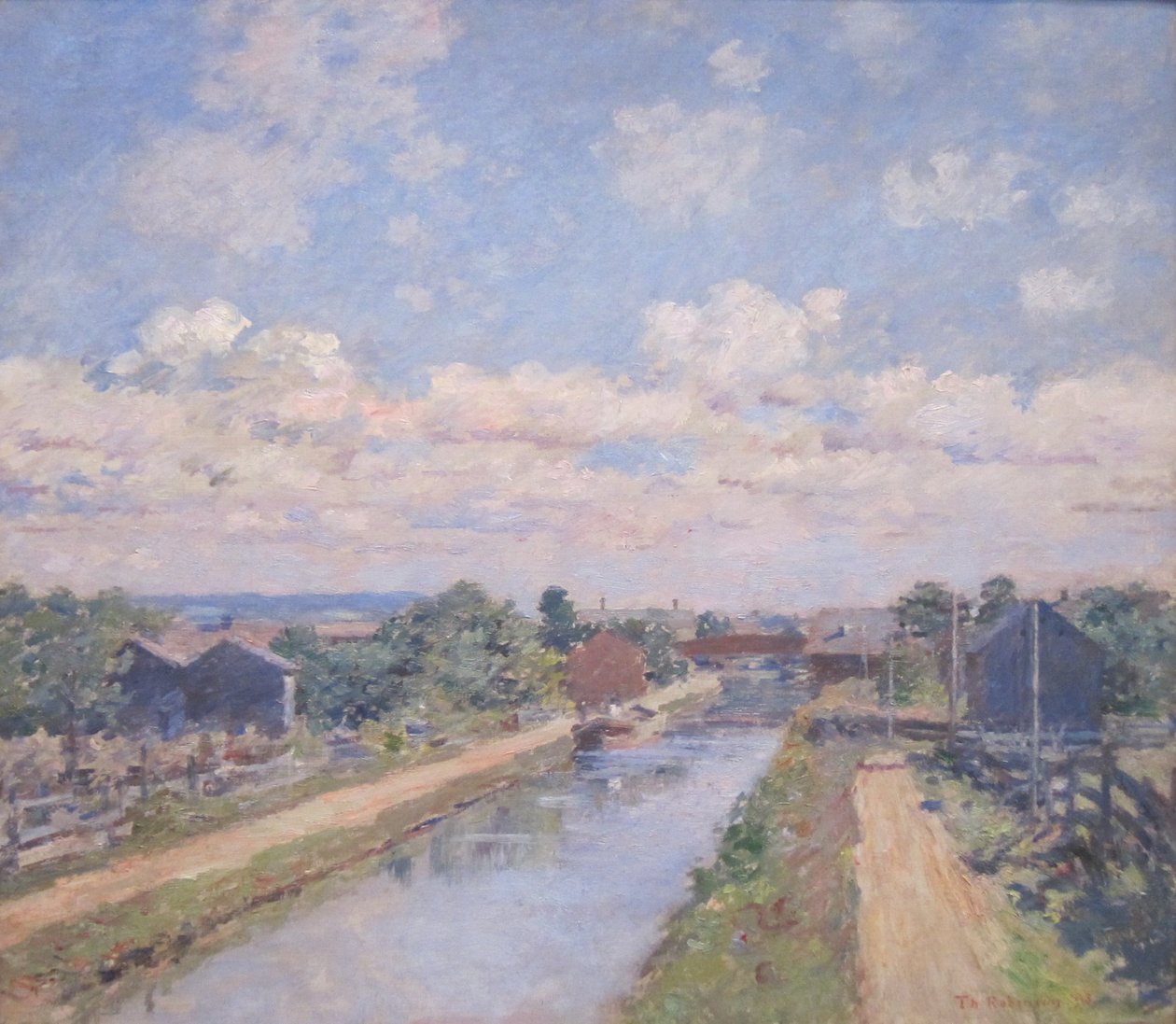 Port Ben, Delaware og Hudson Canal av Theodore Robinson