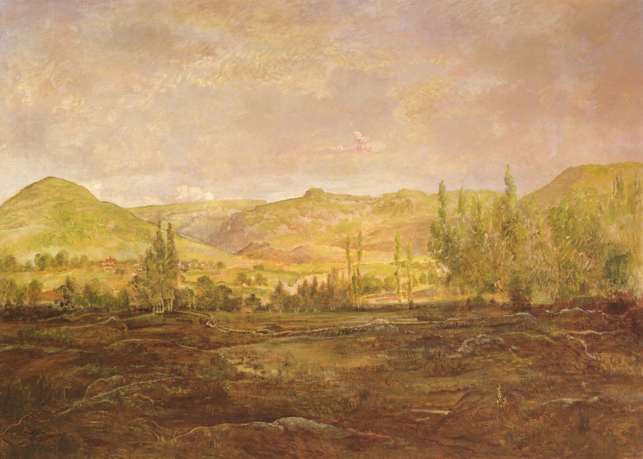 Saint-Fergeux-dalen (Doubs) av Pierre Etienne Theodore Rousseau