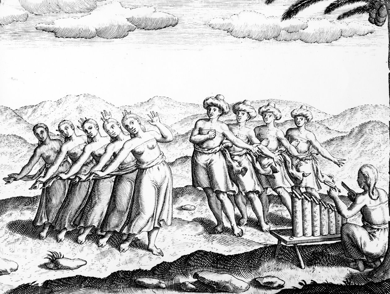 Javanese dansere, fra 