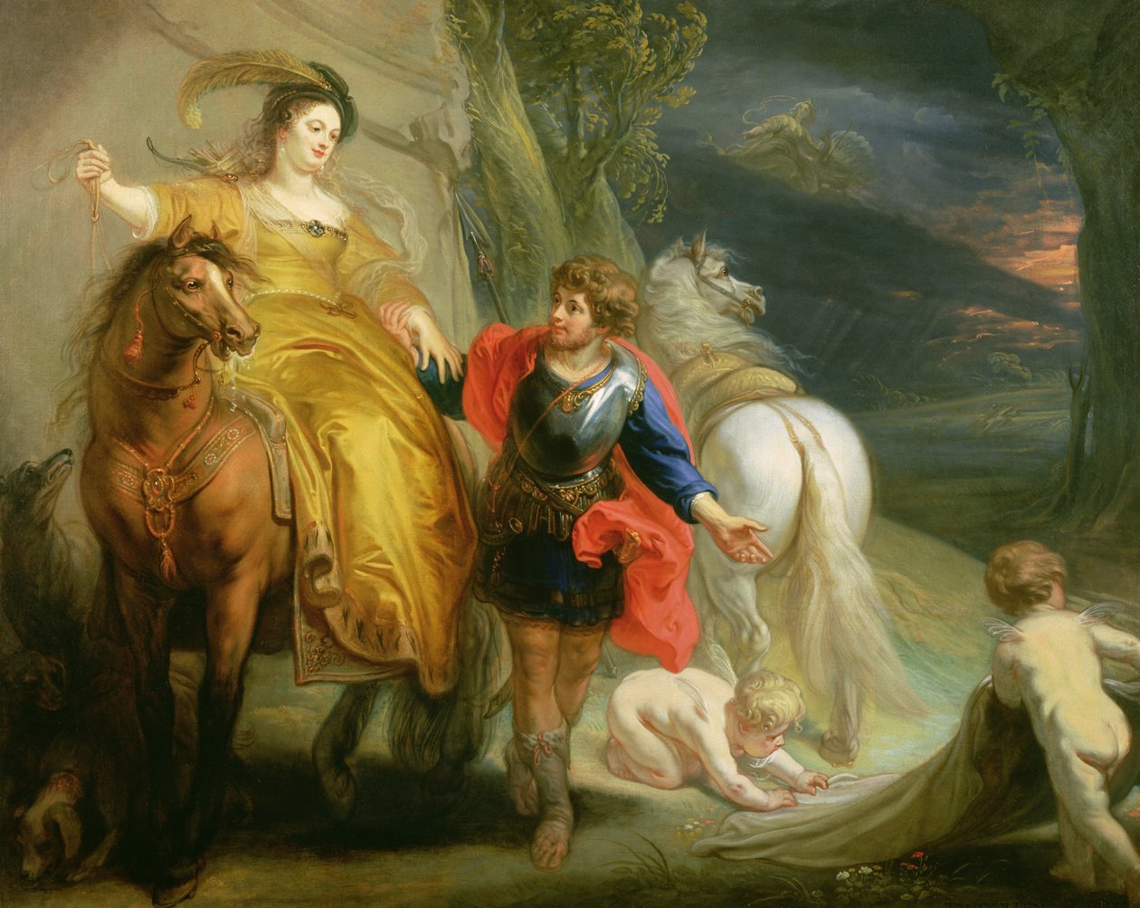Dido og Aeneas av Theodoor van Thulden