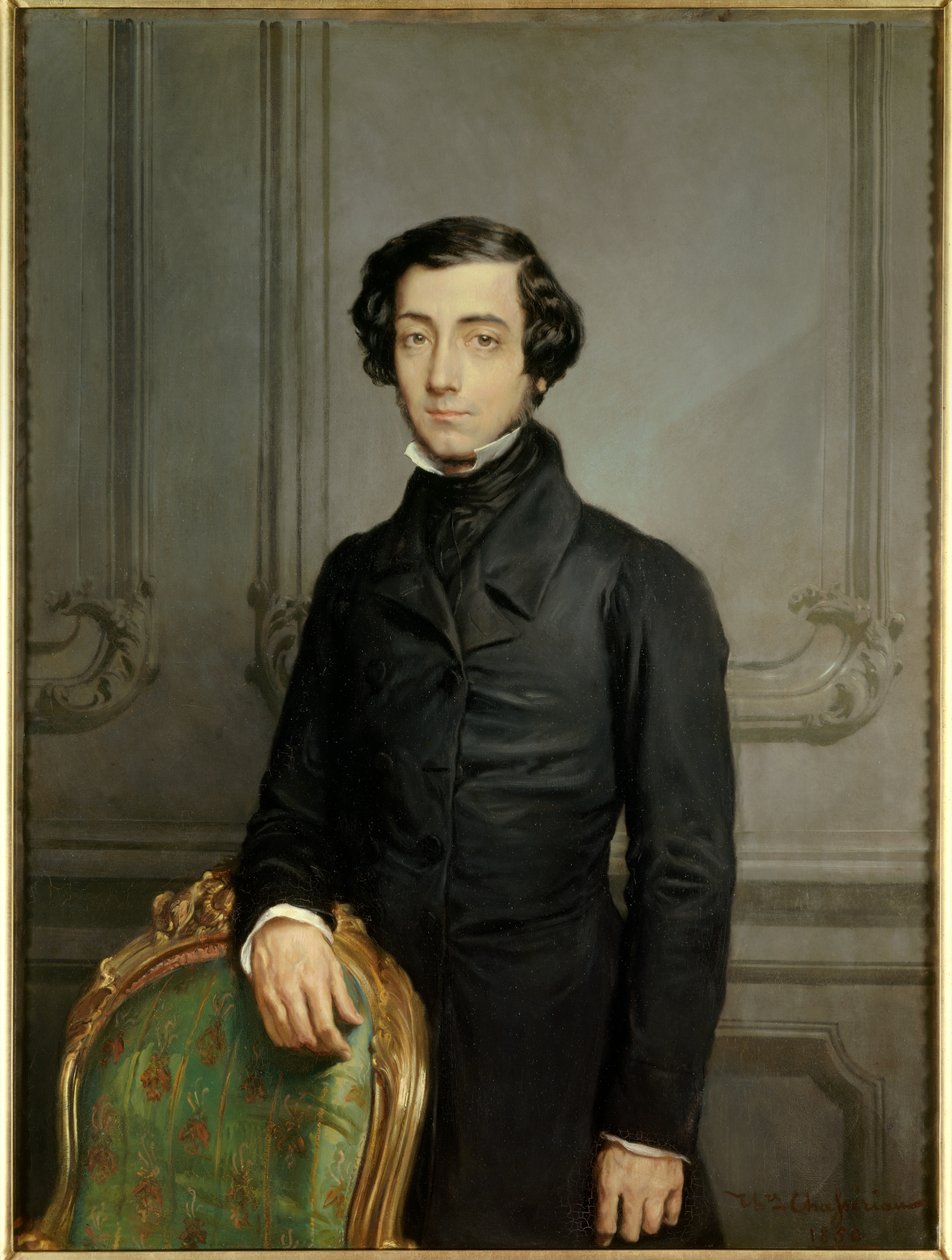 Portrett av Alexis Charles Henri Cleral de Tocqueville (1805-1859), utenriksminister under den andre republikkens maleri av Theodore Chasseriau (1819-1856) av Théodore Chassériau