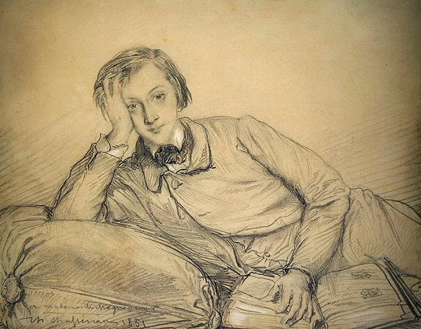 Portrett av Raymond de Magnoncourt av Théodore Chassériau