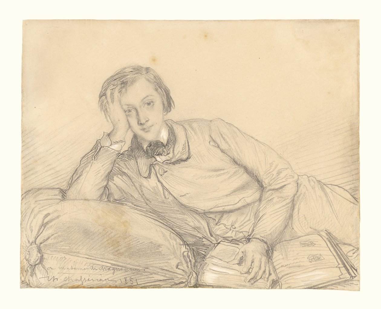 Portrett av Raymond de Magnoncourt av Théodore Chassériau