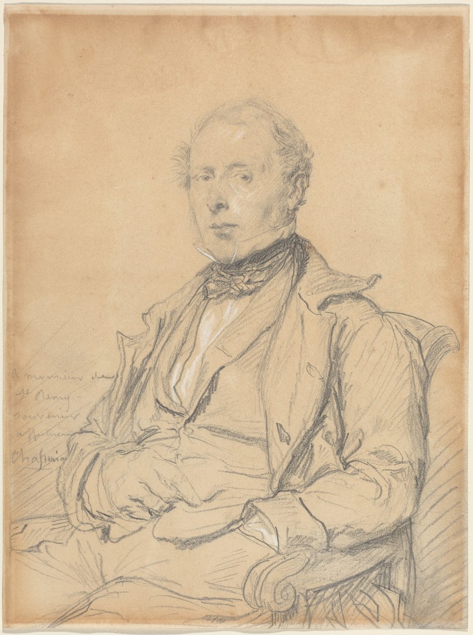Victor-Auguste de Saint-Rémy av Théodore Chassériau