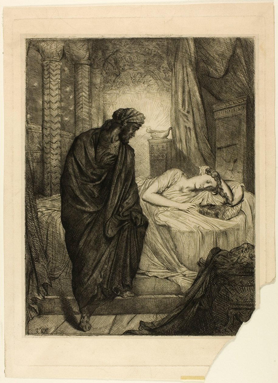 Yet She Must Die, plate elleve fra Othello av Théodore Chassériau