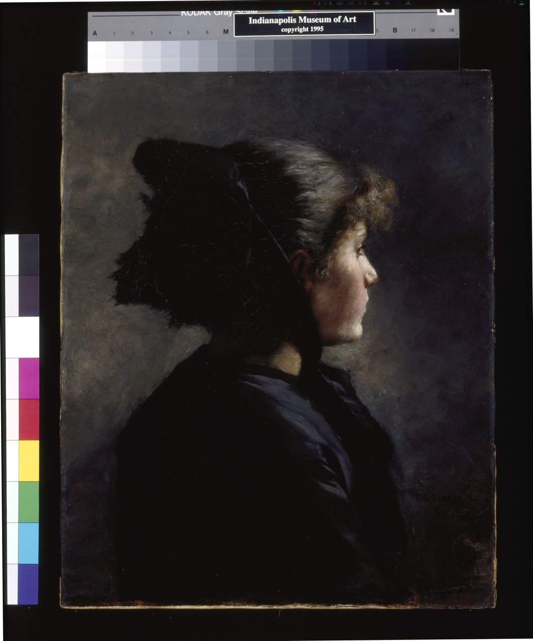 Munich Girl (olje på lerret) av Theodore Clement Steele