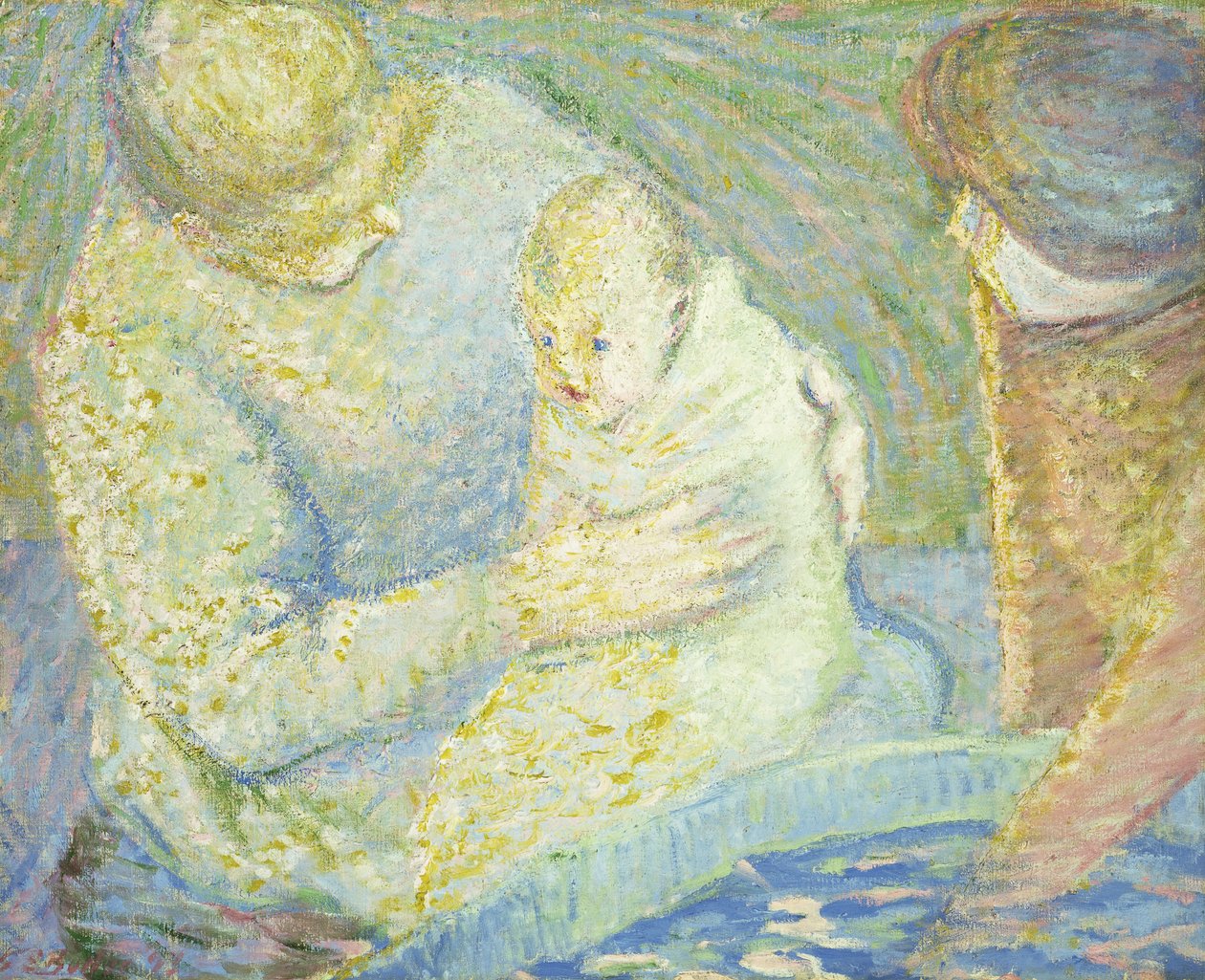 Barnet bader av Theodore Earl Butler