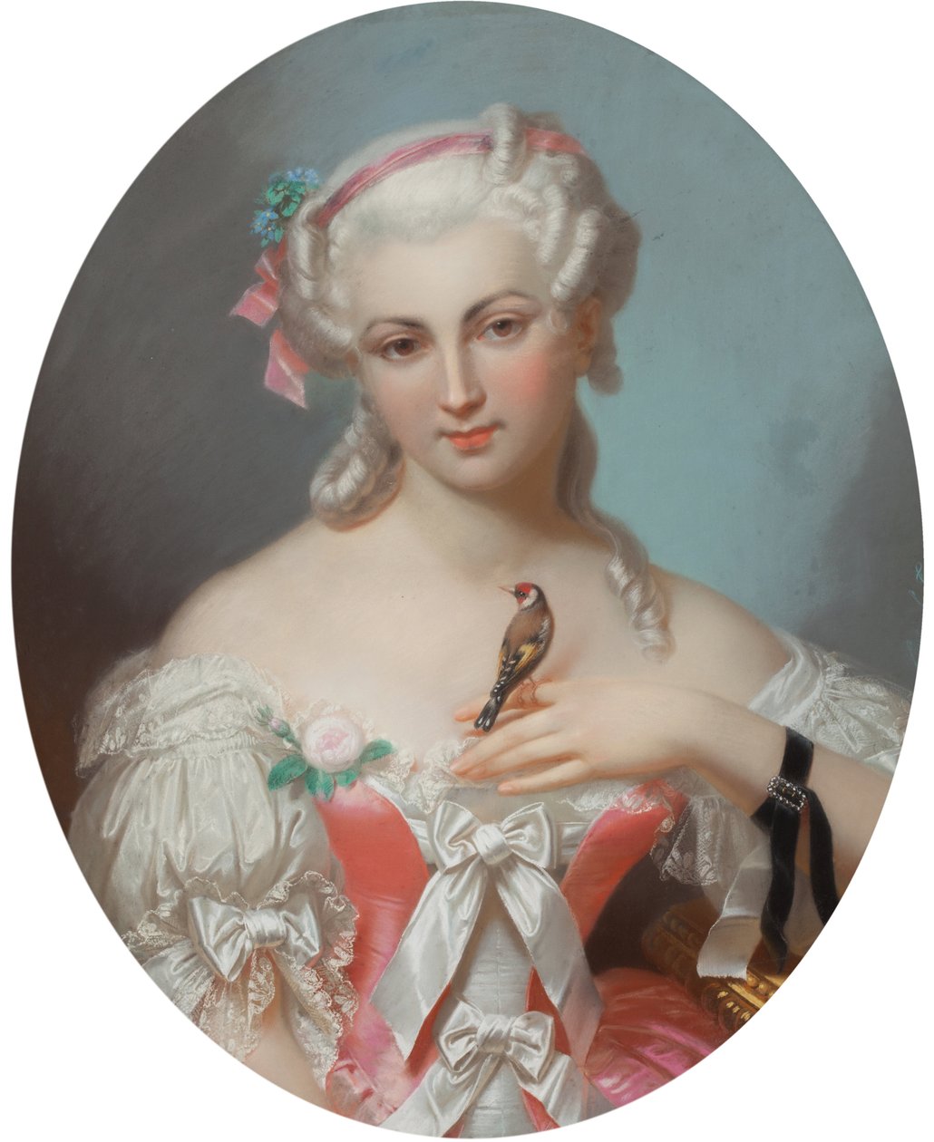 Anne Henriette av Frankrike (1727-1752), av Fantin-Latour, Theodore (1805-1872). Pastell på papir, første halvdel av 1800-tallet. Privat samling av Theodore Fantin Latour