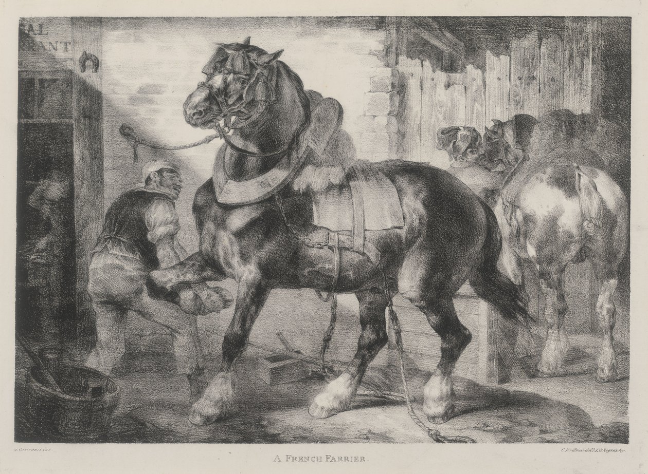En fransk hovslager av Theodore Gericault