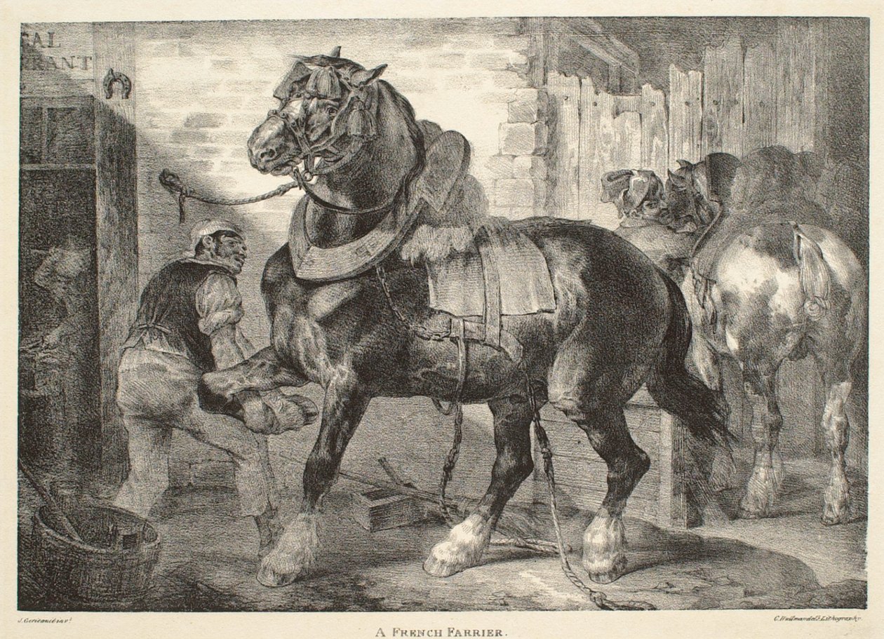 En fransk hovslager av Theodore Gericault