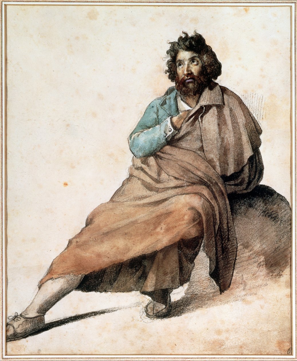 En italiensk montagnard av Theodore Gericault
