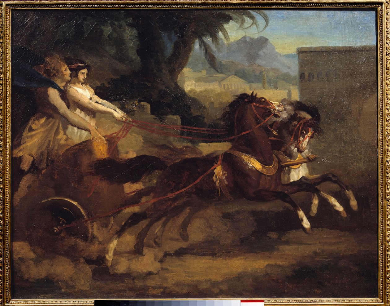 Gamle tankløp Maleri av Theodore Gericault (1791-1824) 1808 dim.0,63x0,79 m Rouen, Musee des Beaux Arts av Theodore Gericault