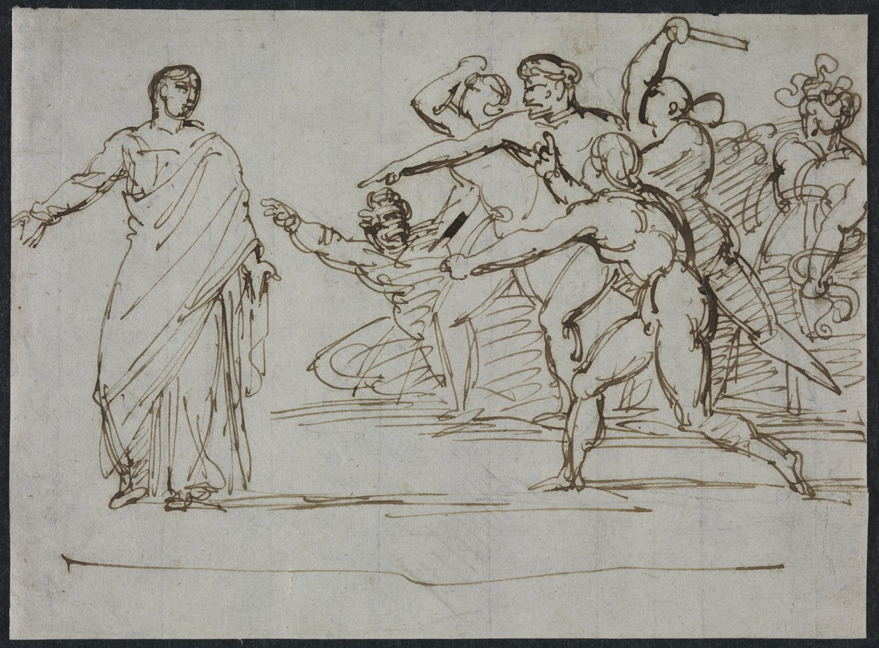 Drapet på Tiberius av Theodore Gericault