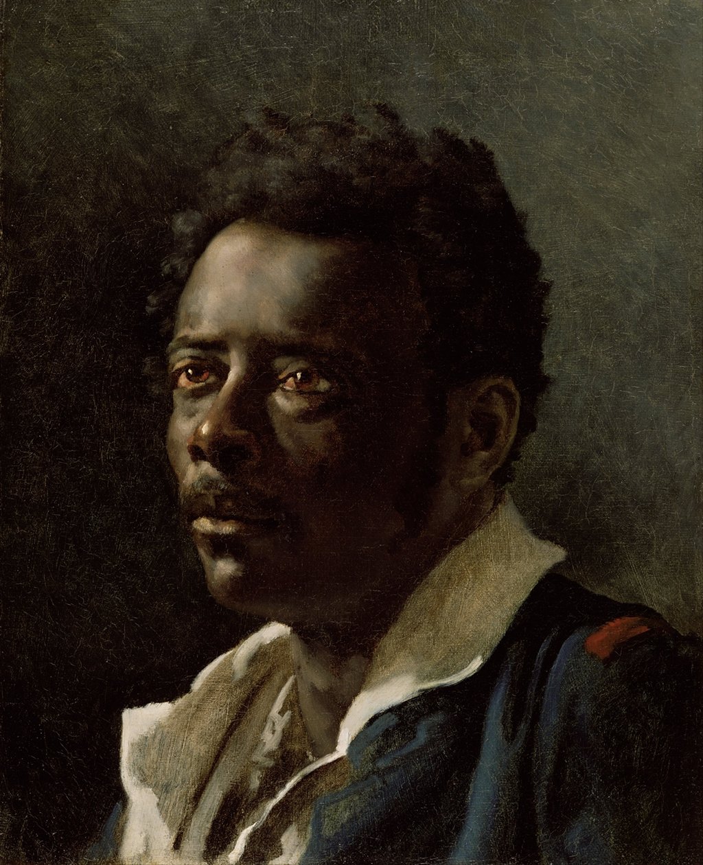 Svart mann (portrettstudie) av Theodore Gericault