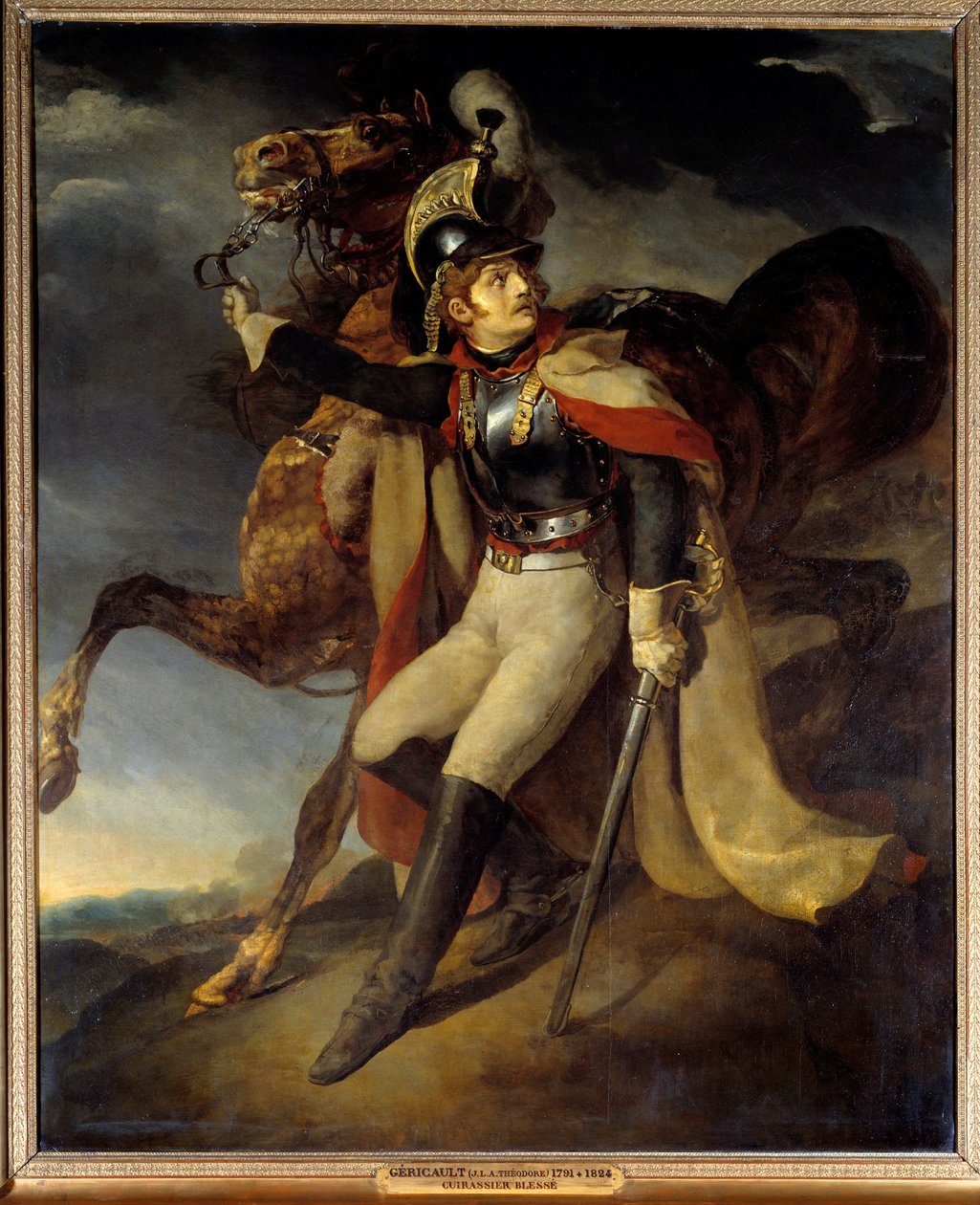 Båtsår som forlater brannen Maleri av Theodore Gericault (1791-1824) 1800-tallet Søn. 3,58x2,94 m av Theodore Gericault