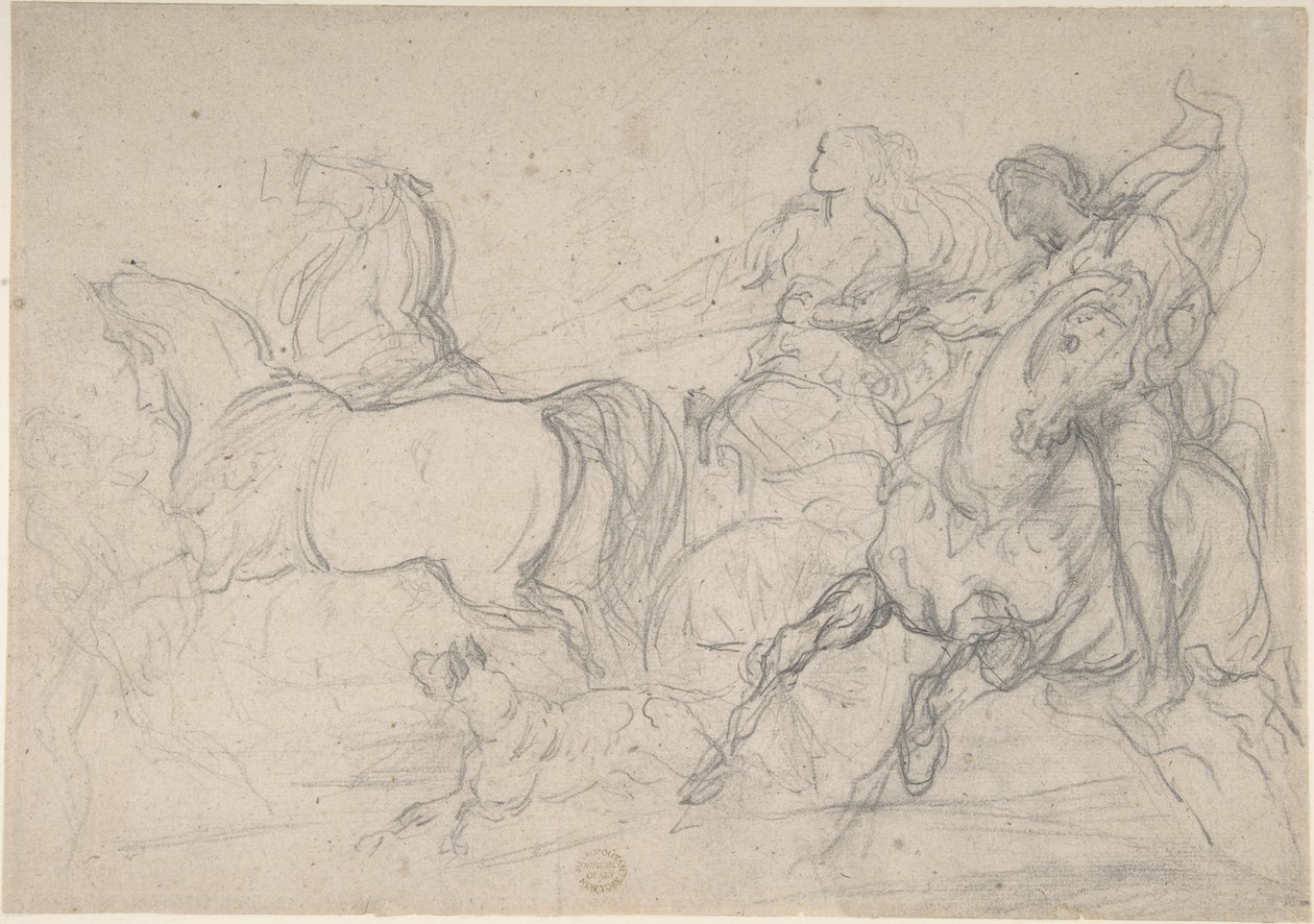 Vognfører og rytter av Theodore Gericault