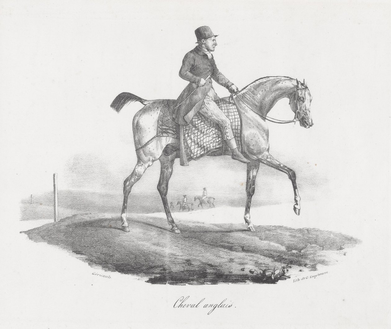 Engelsk hest (An English Horse) av Theodore Gericault