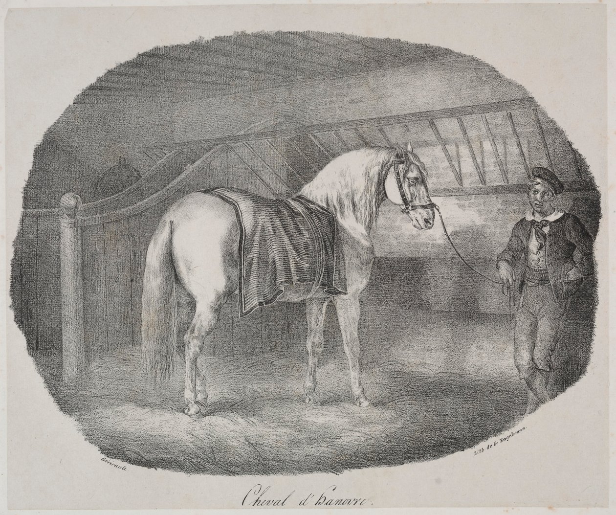 Cheval dHanovre. av Theodore Gericault