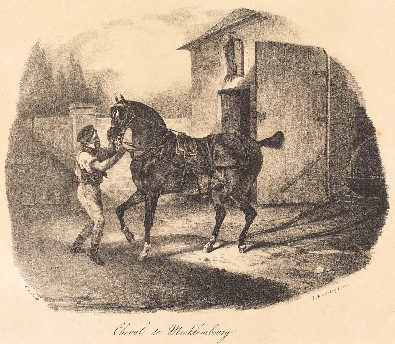 Mecklenburg hest av Theodore Gericault