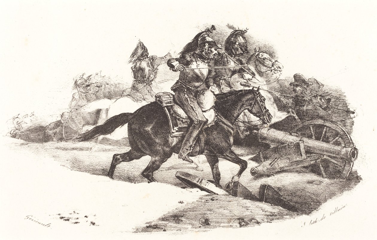 Lader Cuirassiers av Theodore Gericault