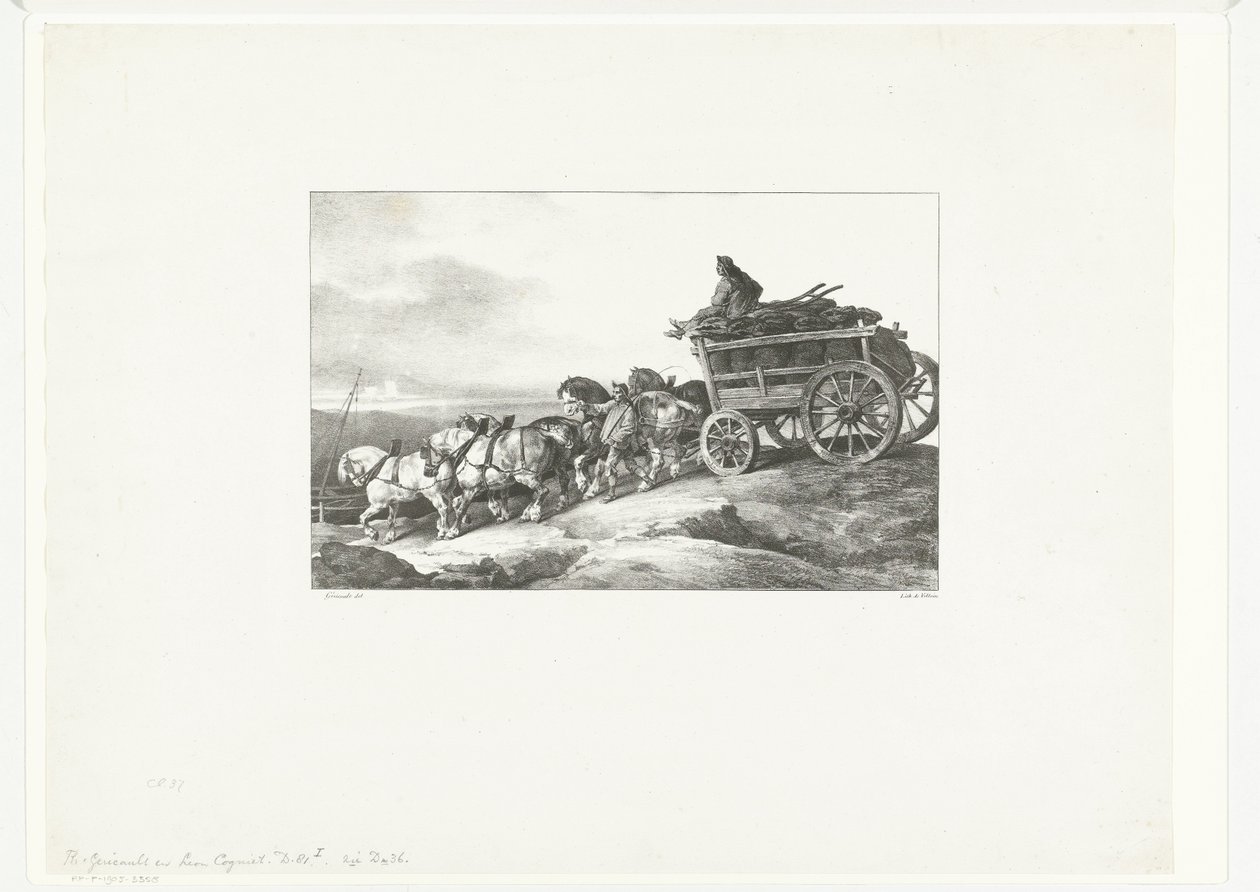 Kullvognen av Theodore Gericault