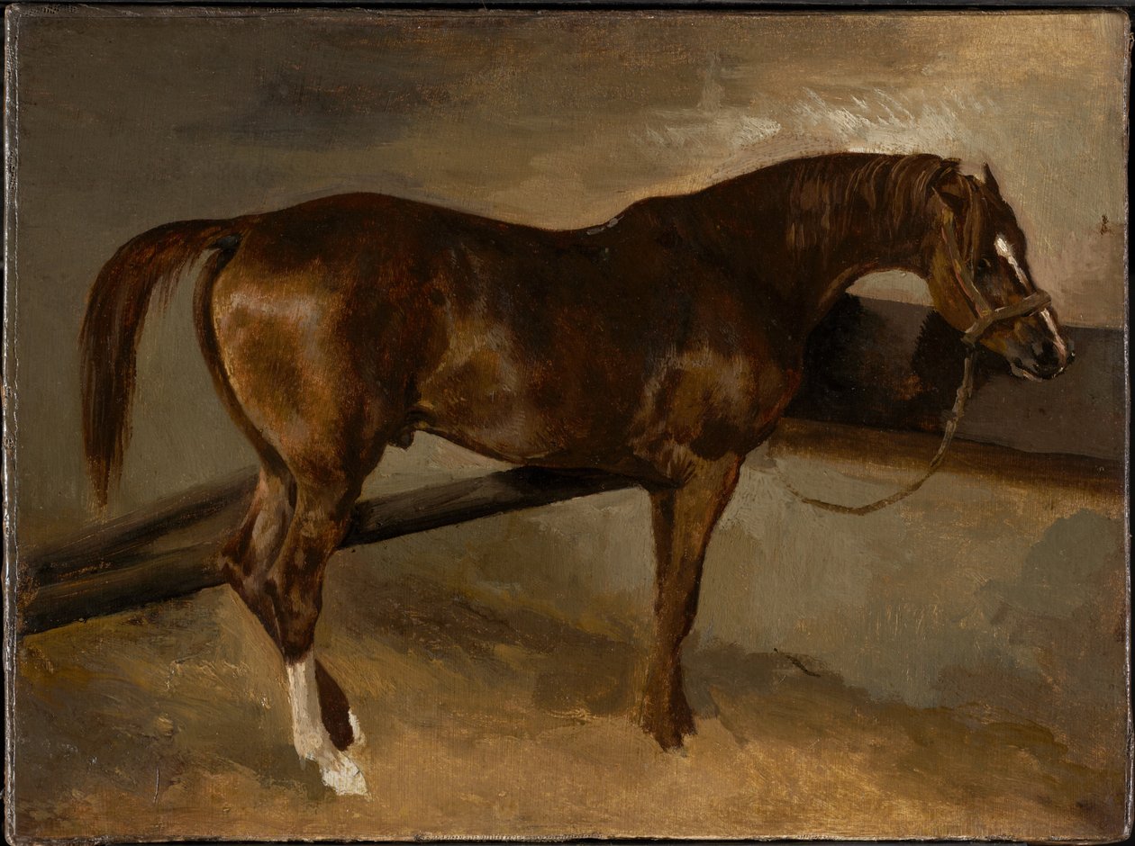 Derwisj i sin stall av Theodore Gericault
