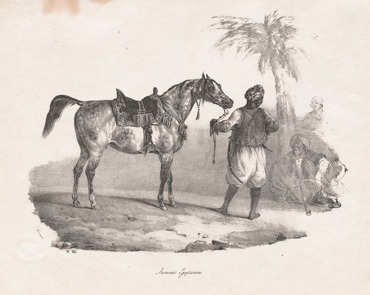 egyptisk hoppe av Theodore Gericault